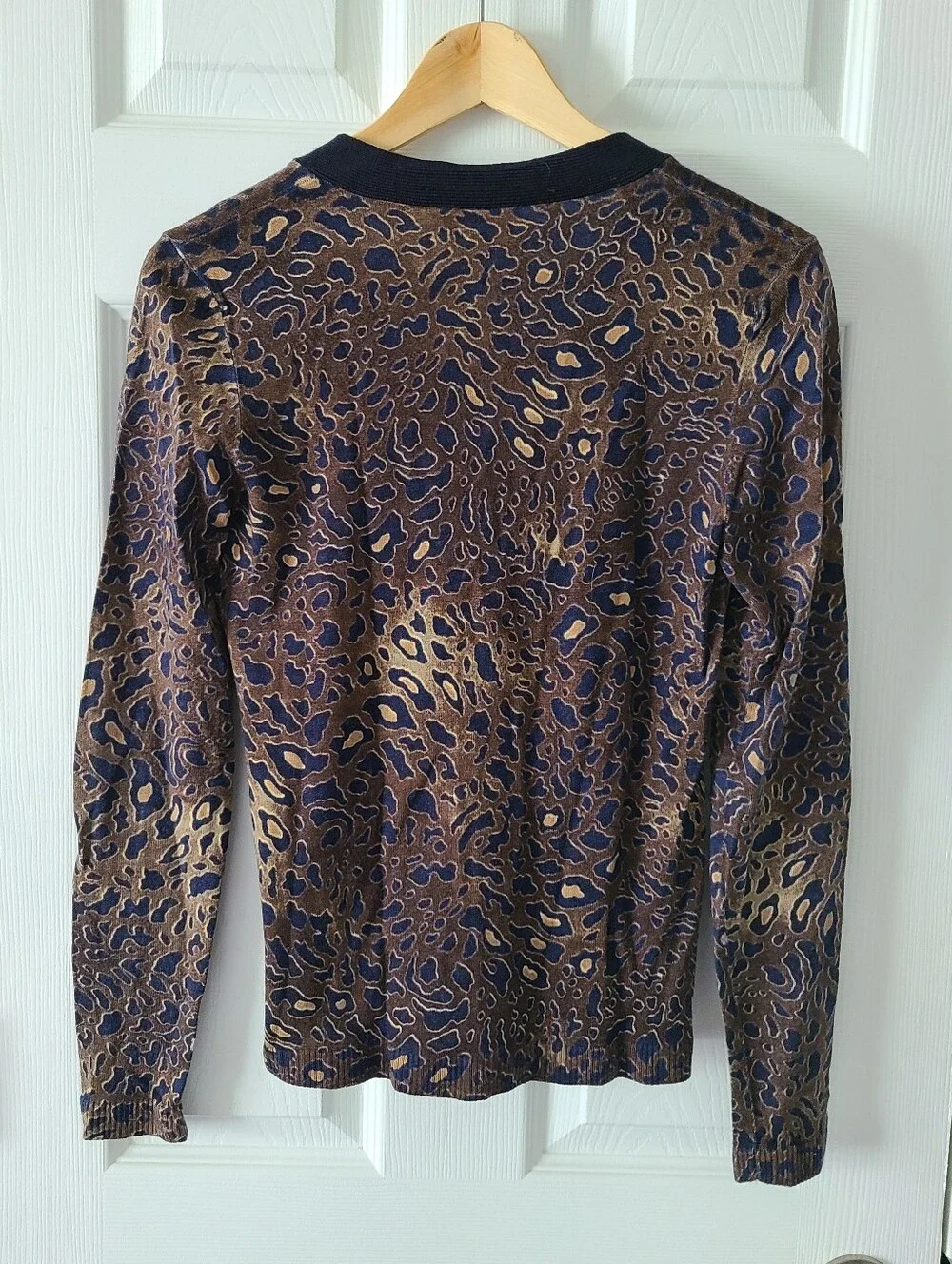 Torry Burch Merino Sierra Leppard Cardigan